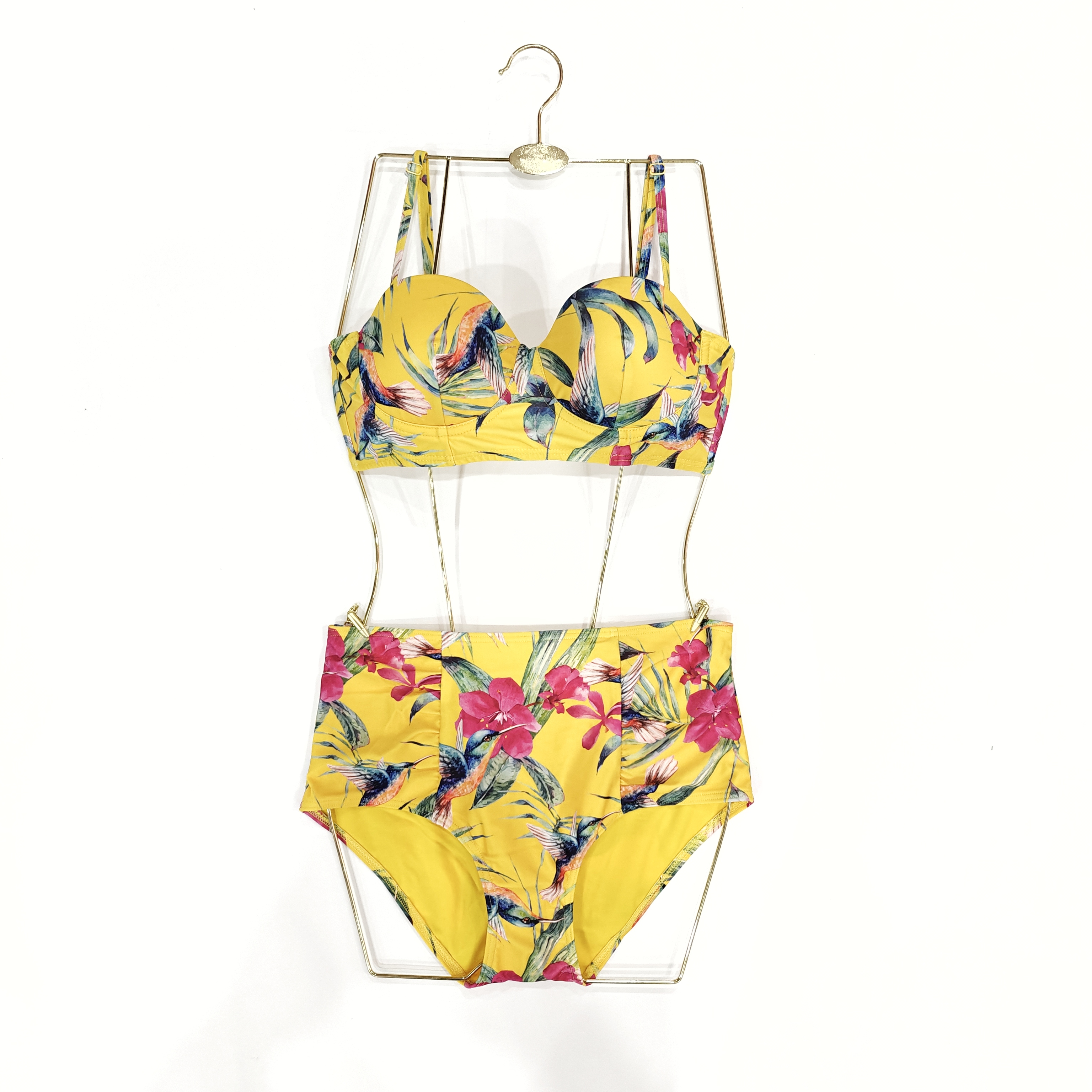 High-waisted swimwear stocklot TOP0538