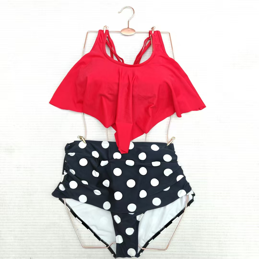 High-waisted swimwear stocklot TOP1817