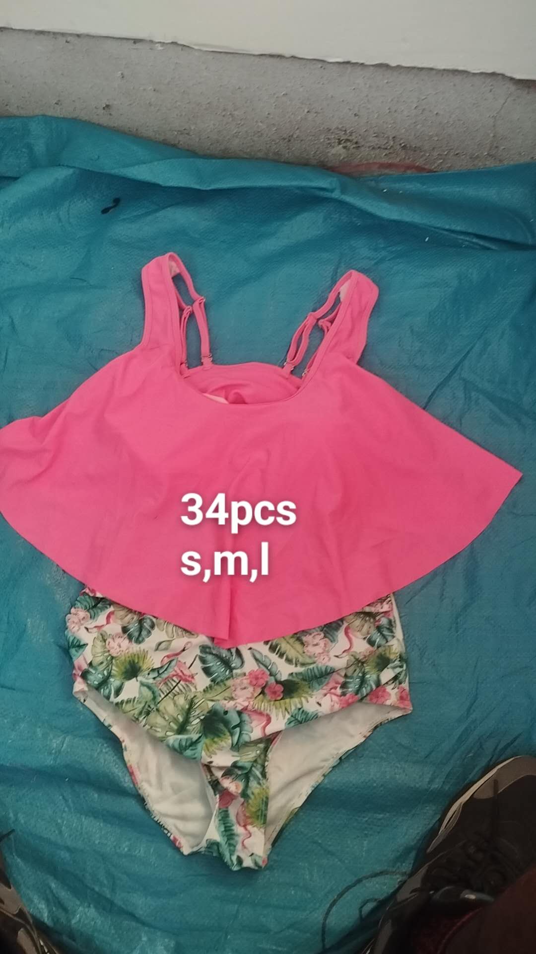 High-waisted swimwear stocklot TOP2511