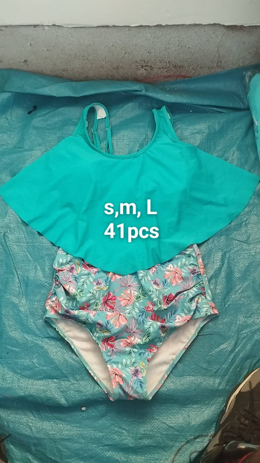 High-waisted swimwear stocklot TOP2511