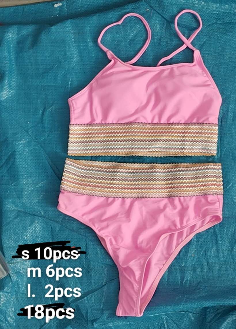 High-waisted swimwear stocklot TOP2515