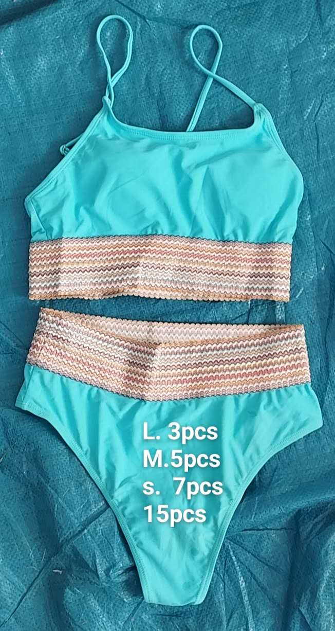 High-waisted swimwear stocklot TOP2515
