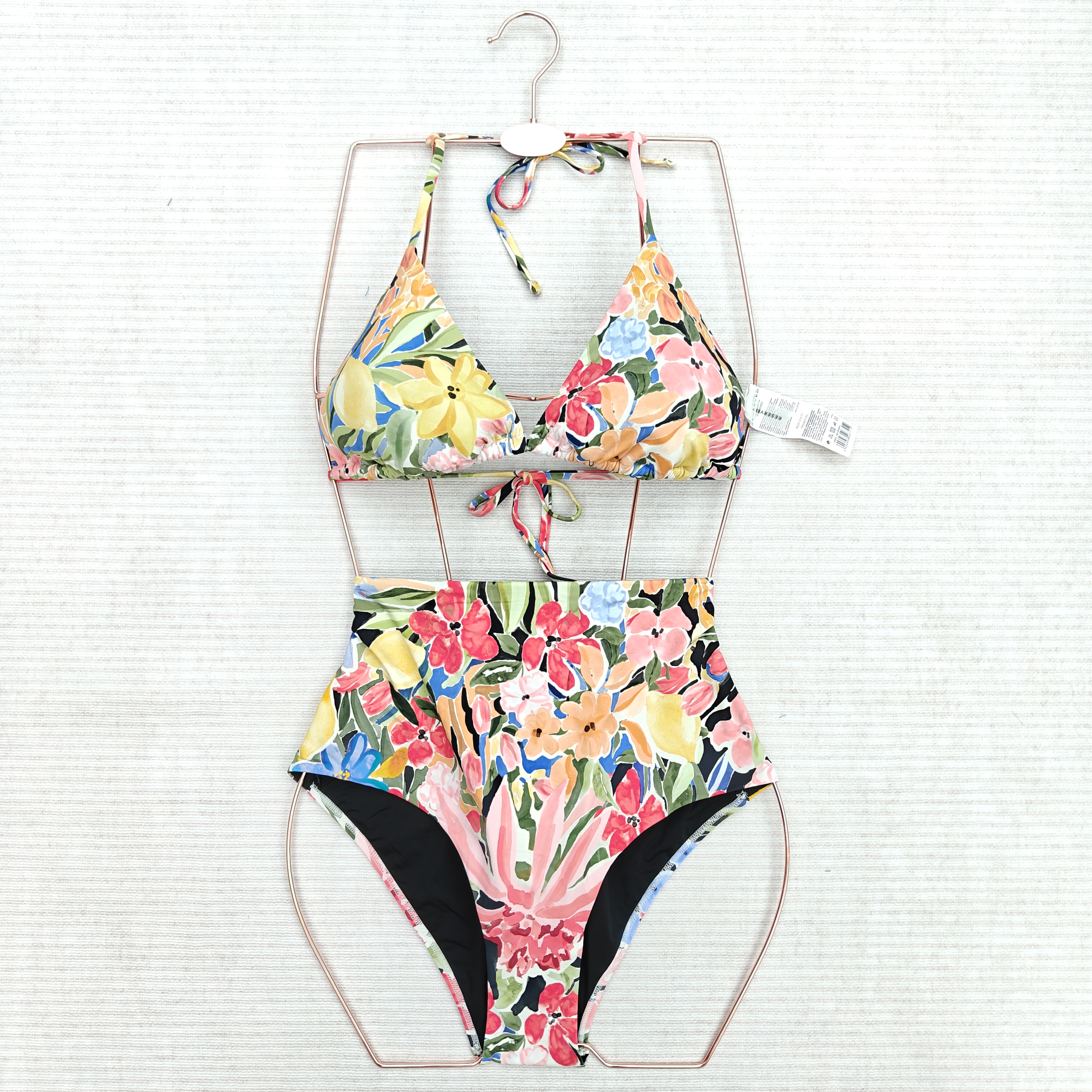 High-waisted swimwear stocklot TOP2631