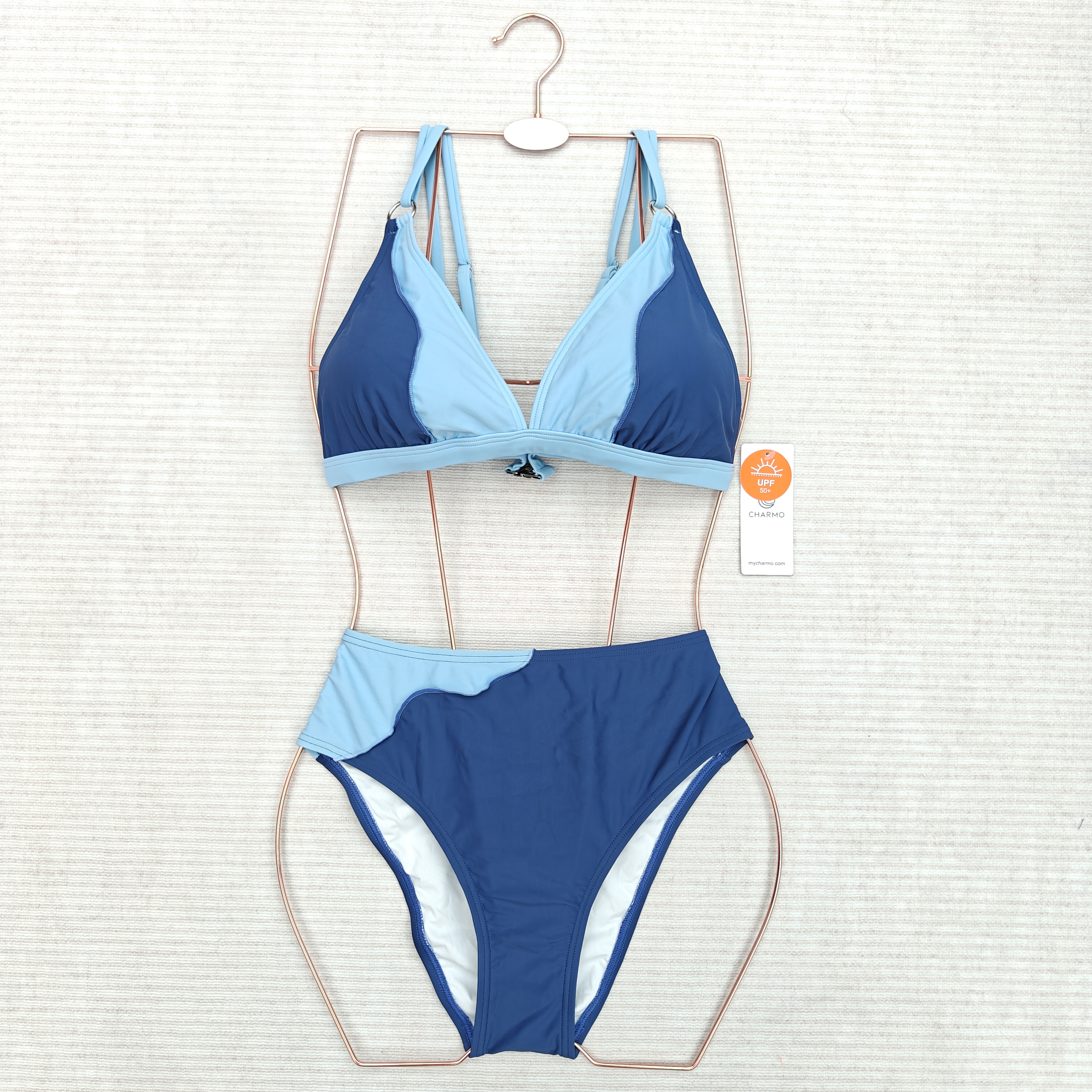 High-waisted swimwear stocklot TOP2640