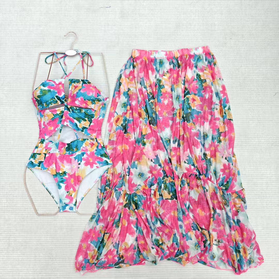 Swimwear cover-up sets stocklot TOP2741