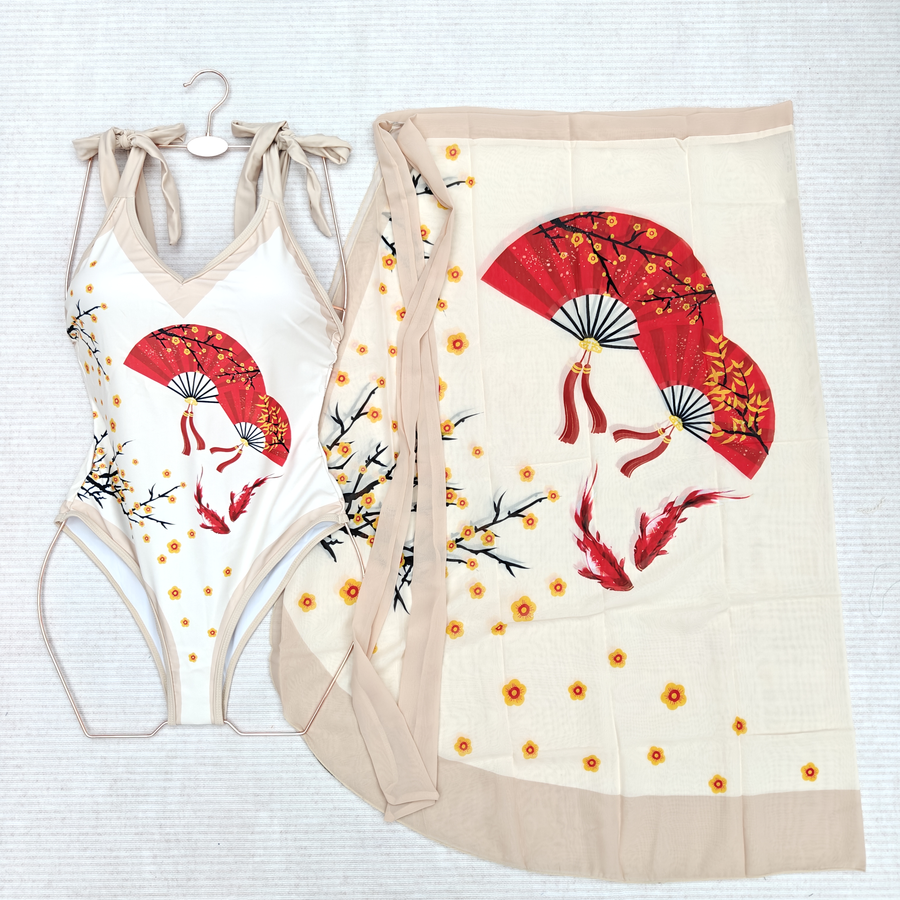 Swimwear cover-up sets stocklot TOP2756
