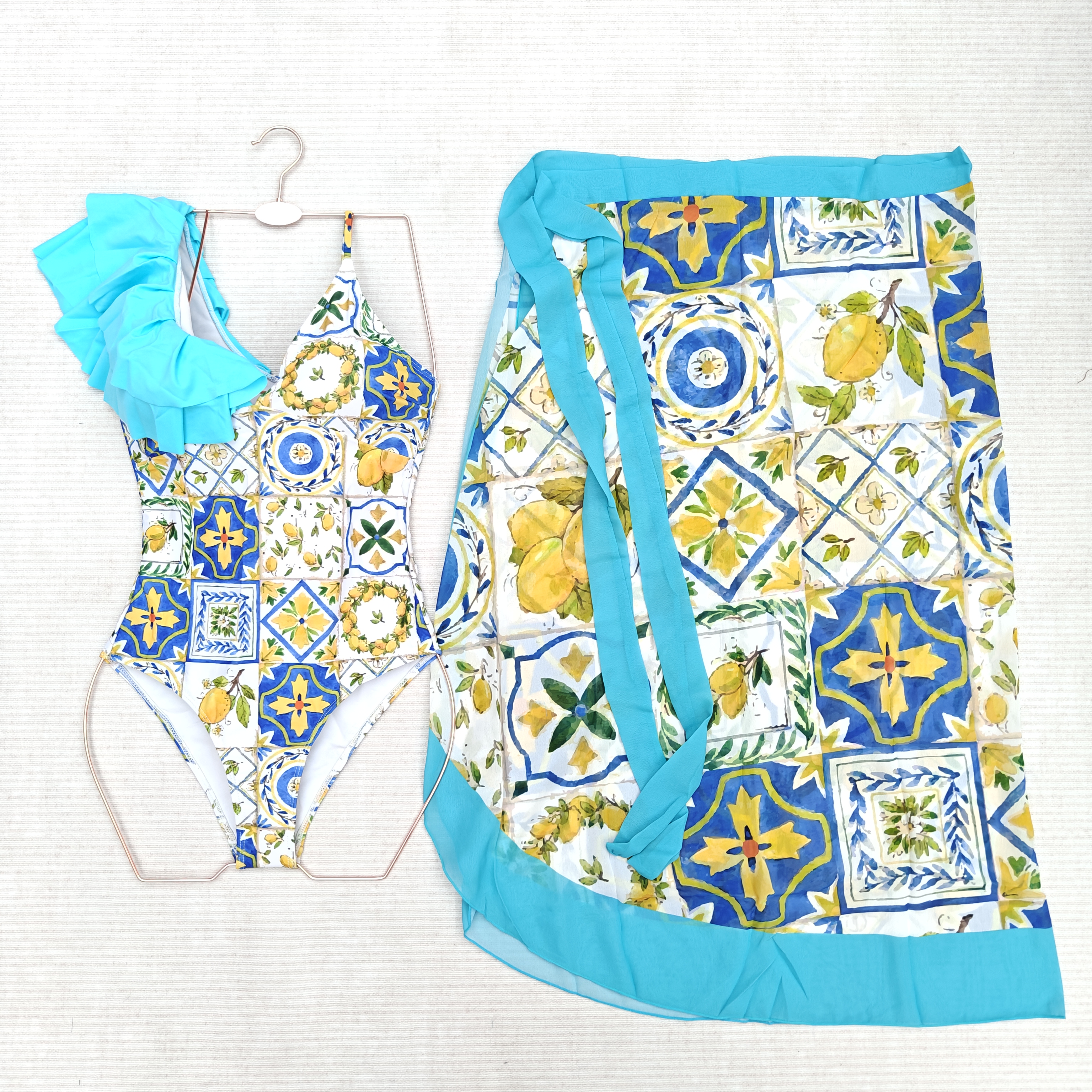 Swimwear cover-up sets stocklot TOP2766