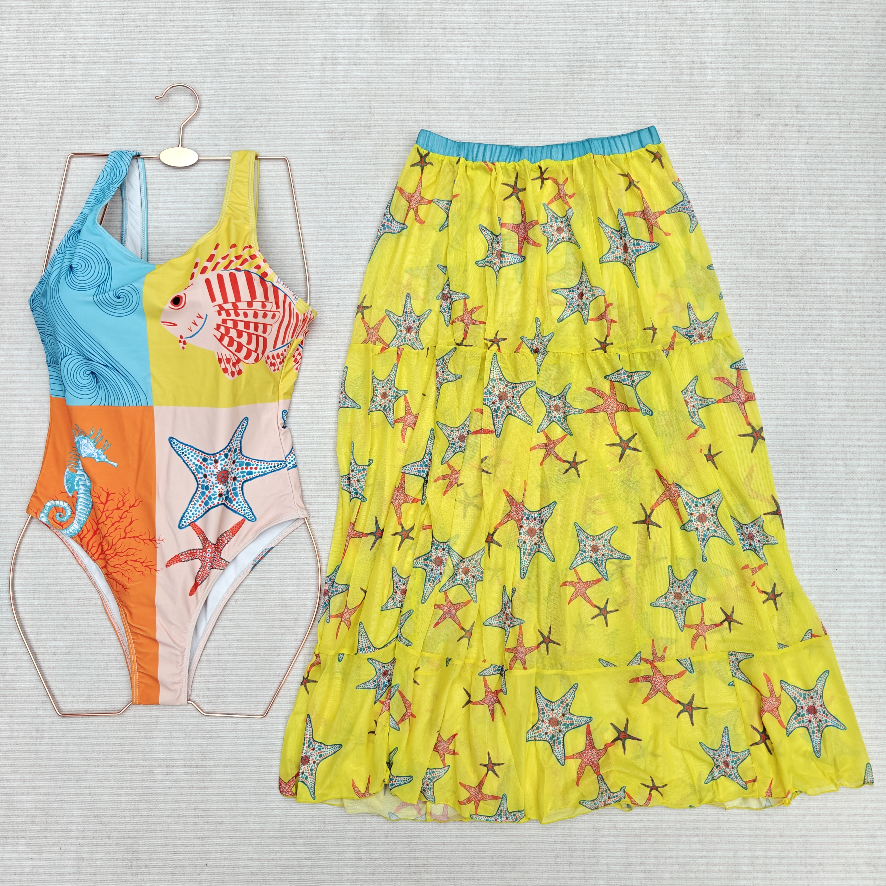 Swimwear cover-up sets stocklot TOP2783