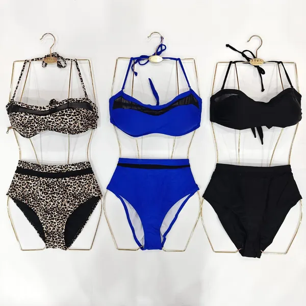 High-waisted swimwear stocklot TOP0132