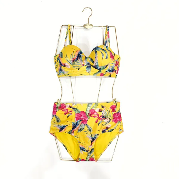 High-waisted swimwear stocklot TOP0538